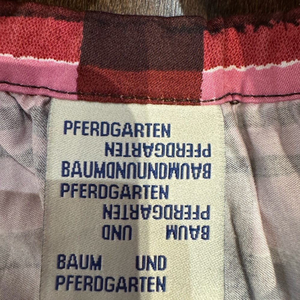 Baum und Pferdgarten Pink and Red Plaid Maxi Dress - Picture 3 of 4